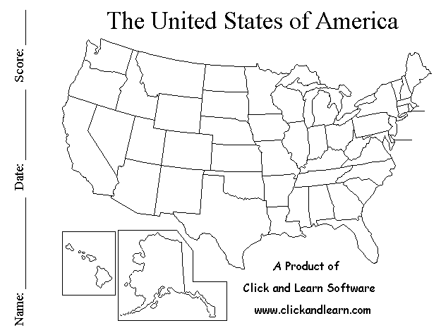 Us States Map Quiz Fill In The Blank Us Map Quiz Game States