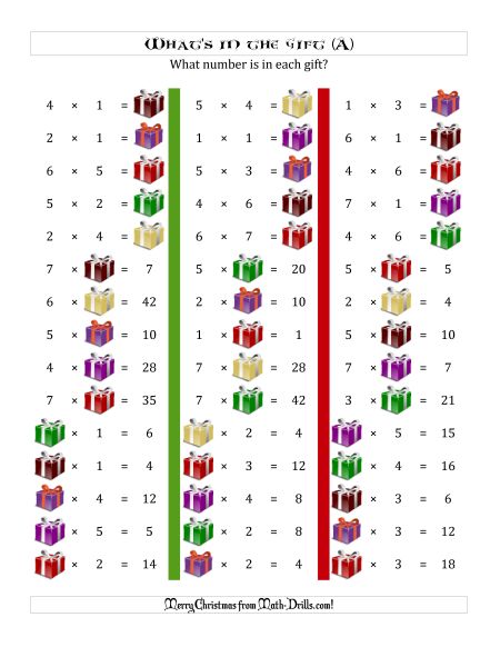 Christmas Math Worksheets