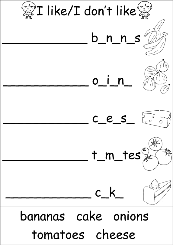 I like worksheets for kids. I like i don't like задания. Задания на тему i like. Food задания для детей по английскому. English Worksheets food.