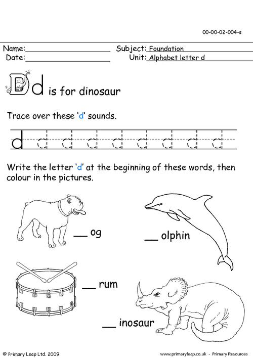 The Letter Dd