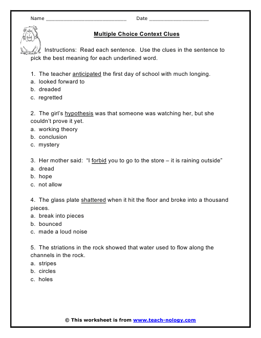 Multiples Worksheets Printable