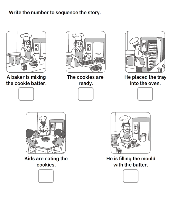 Sequencing Pictures Worksheets
