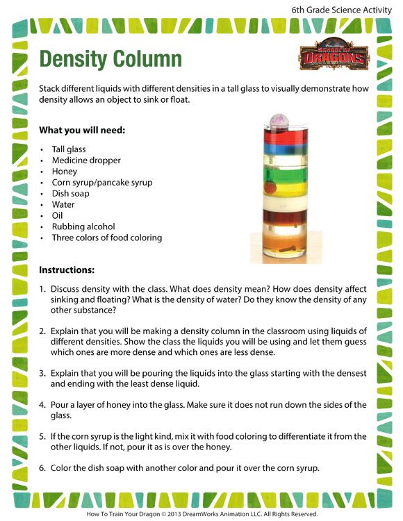 Gr  6 Density Column