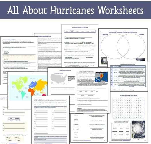All About Hurricanes Resource Packet