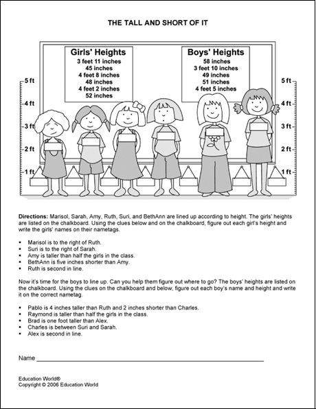 Education World  Printable Critical Thinking Skills Worksheets And