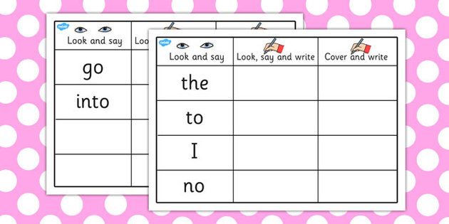 New   Phase 2 Tricky Words Writing Practice Worksheets