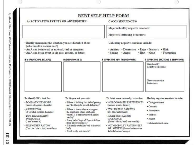 Rational Emotive Behavior Therapy