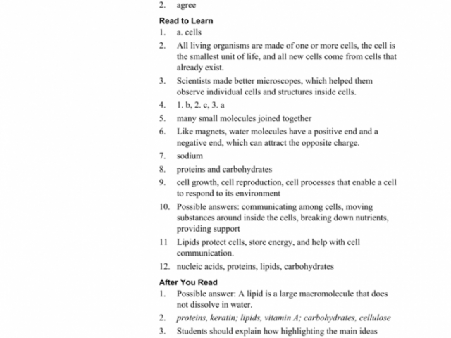 7 2 Cell Structure Worksheet Answers Biology Image Hd Of Answer