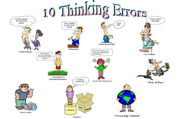 Thinking Errors For Kids