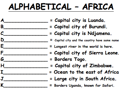 Alphabetical