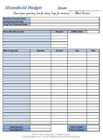 Free Printable Budget Binder â Download Or Print