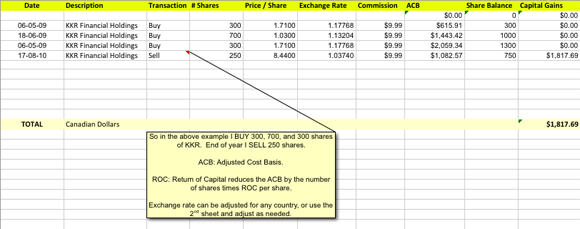 Capital Gains Calculator
