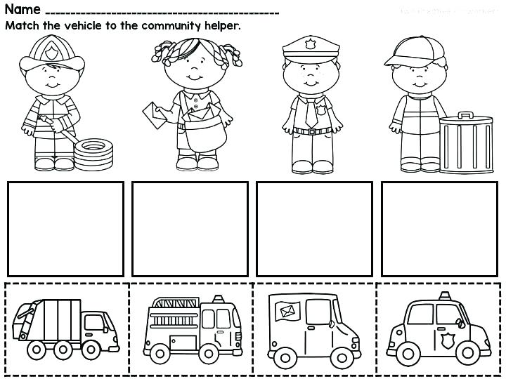 Community Helpers Worksheets Kindergarten Worksheets Social Stu S