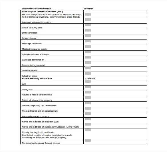 14+ Estate Inventory Templates â Free Sample, Example, Format
