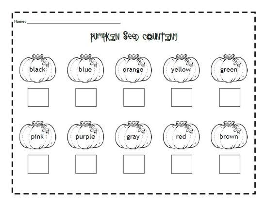 Pumpkin Seed Counting Exercise