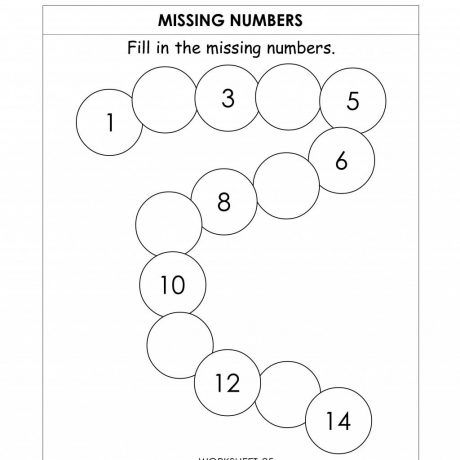 Missing Number Worksheets For Kindergarten Hubpages Kg 1 Maths Pdf