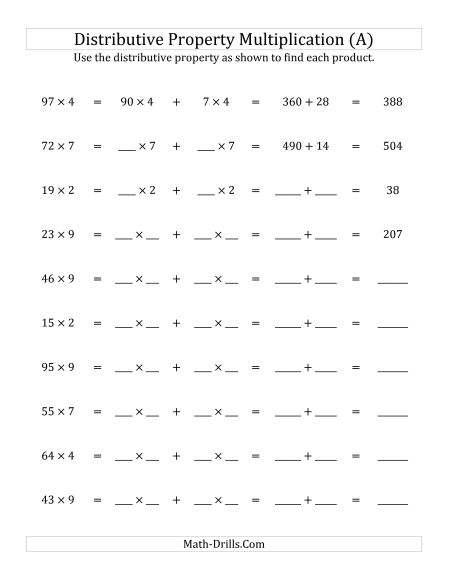 Long Multiplication Worksheets