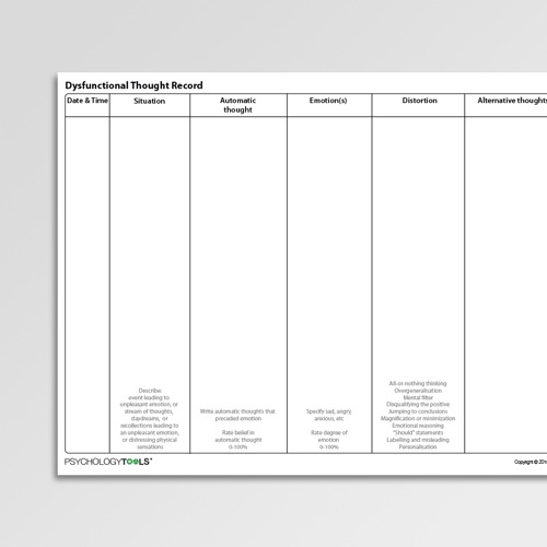 Rational Emotive Behavior Therapy (rebt) Worksheets