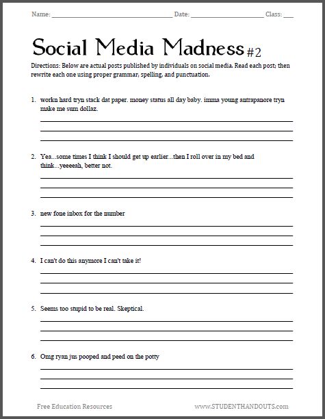 Printables  9th Grade Grammar Worksheets  Lemonlilyfestival