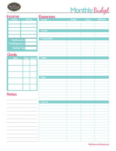 Free Home Budget Spreadsheet