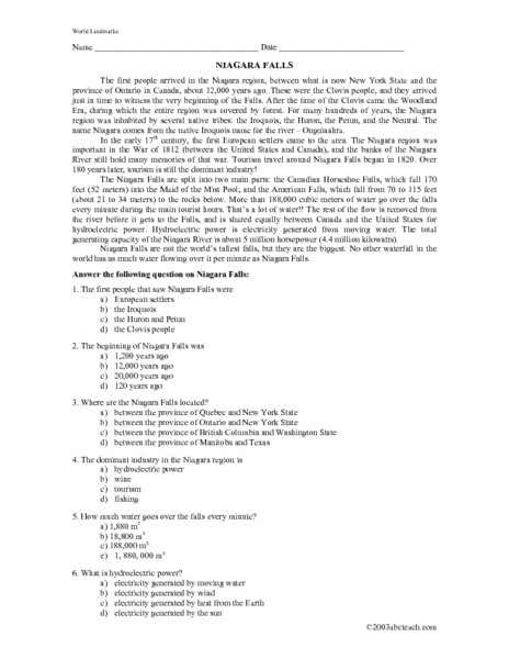 Free Printable 7th Grade Reading Comprehension Worksheets Free 6th