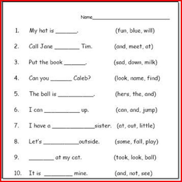 Fun Reading Worksheets Free Printable First Grade Reading