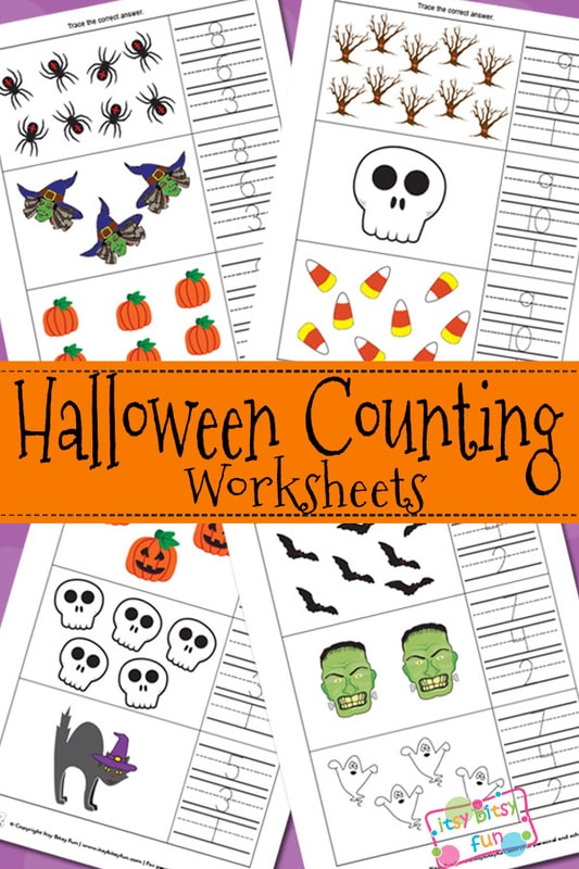 Halloween Counting Worksheets