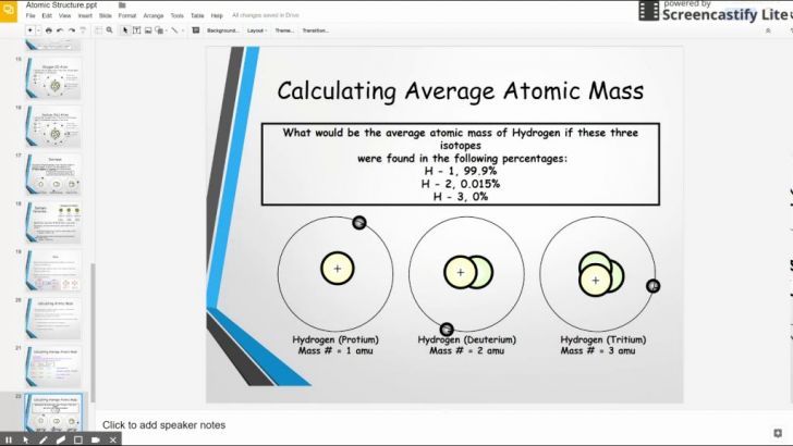 Atomic Number Worksheet