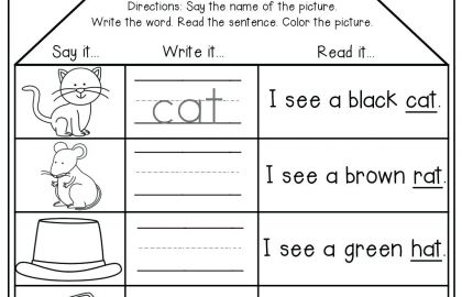 Kindergarten Writing Sentences Worksheets Sweater Worksheet