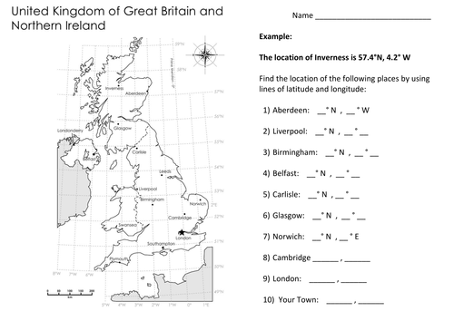 All Latitude And Longitude Worksheets On Scatter Plots And Lines