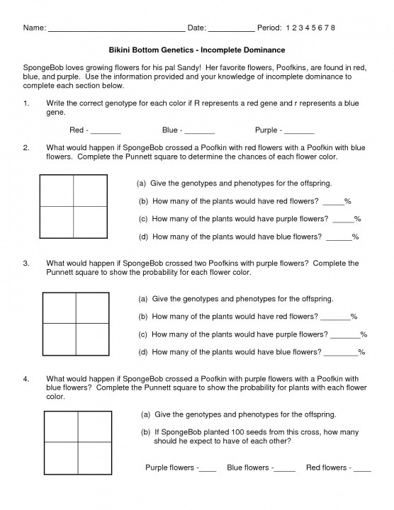 Awesome Introduction To Genetics Worksheet Pics