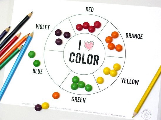 Printable Color Wheel