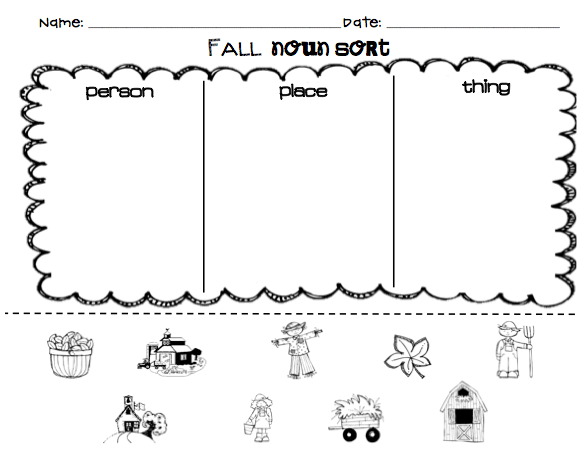 Noun Worksheets For Kindergarten Awesome Cooking Merit Badge