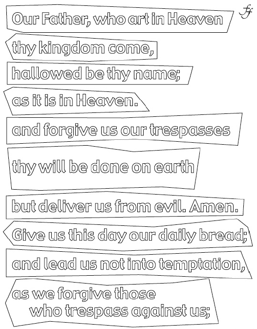 The Catholic Toolbox  Our Father Lord's Prayer Activities
