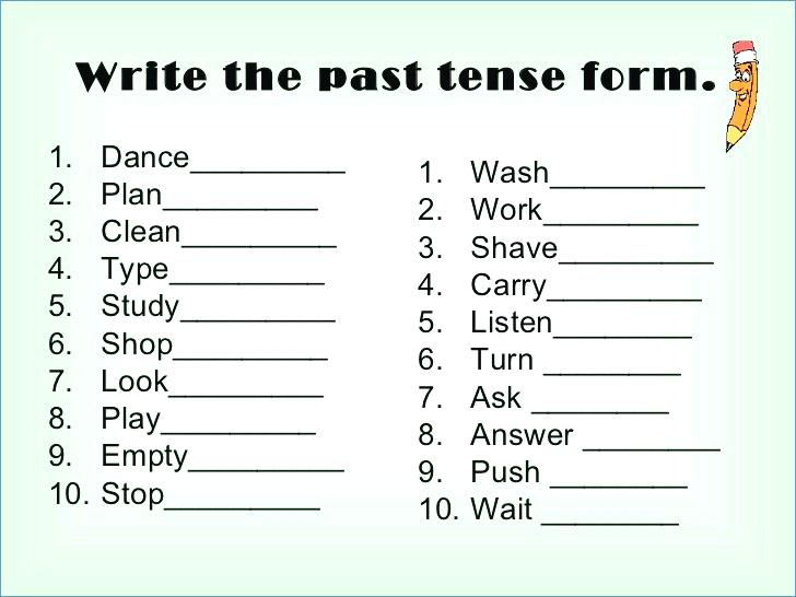 Past Progressive Tense Worksheets Printable Tenses For Grade 6