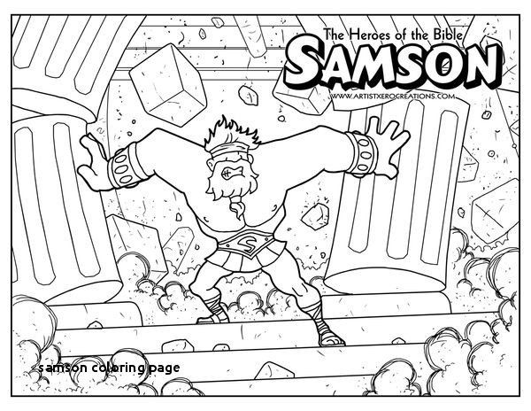 Samson Coloring Page Lovely Coloring Worksheets For Kids