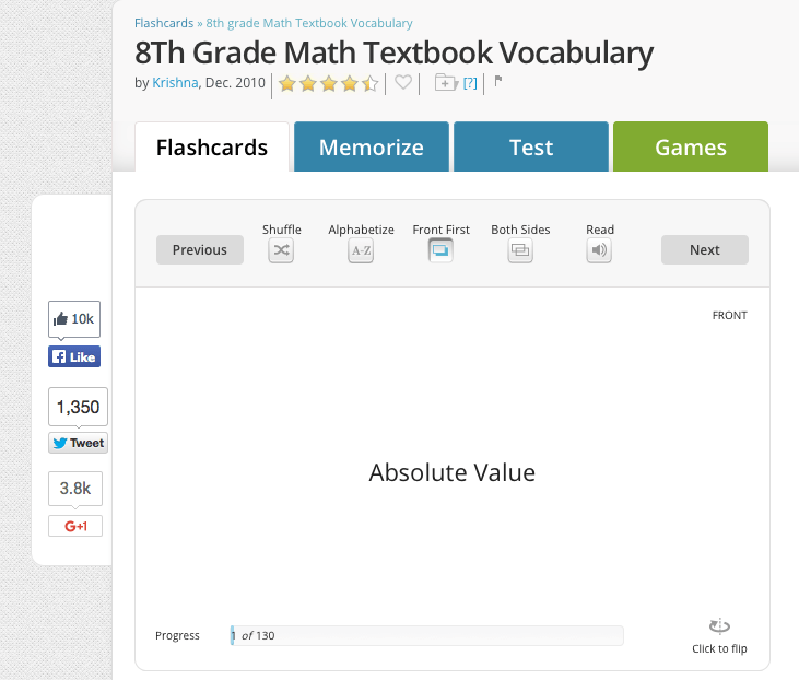8th Grade Math Worksheets, Problems, Games, And Tests