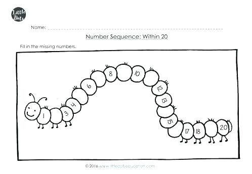 Sequence Pictures Worksheet Number Within For Kindergarten