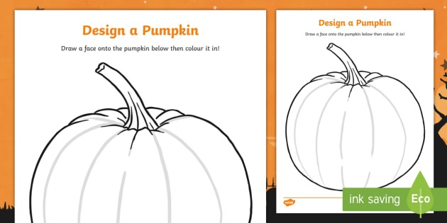 Design A Pumpkin Carving Worksheet