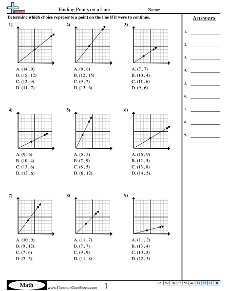 Grid Worksheets