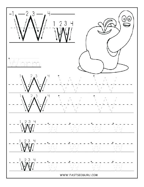 Printable Letter Worksheets For Preschoolers â Redoakdeer Com