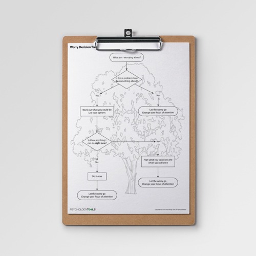 Worry Decision Tree Worksheet (pdf)