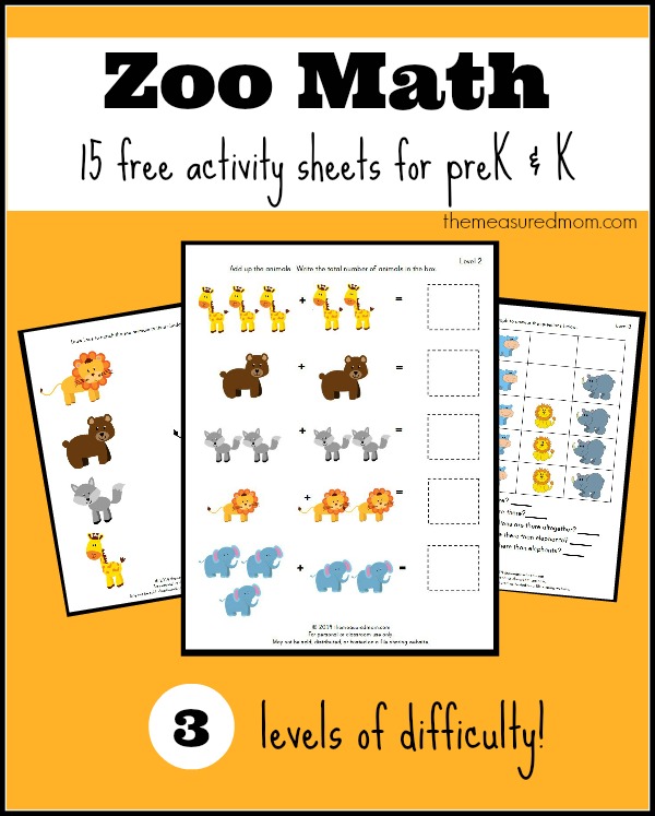Free Zoo Worksheets For Preschool And Kindergarten