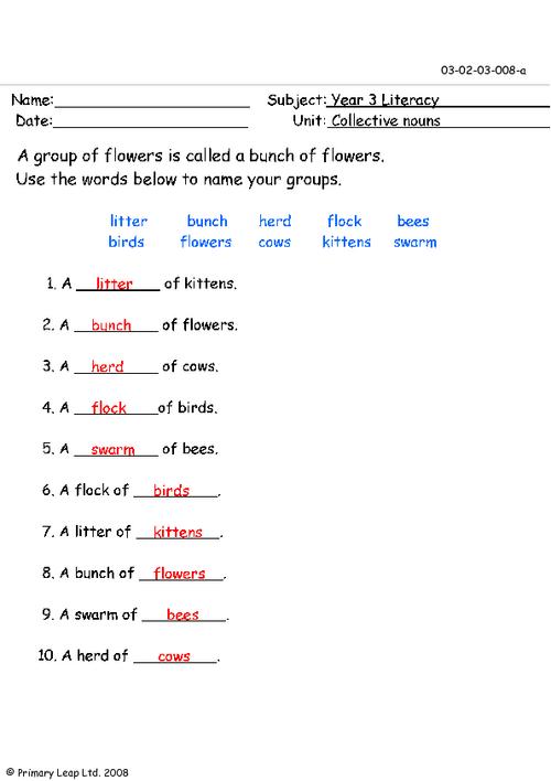 Collective Nouns 2