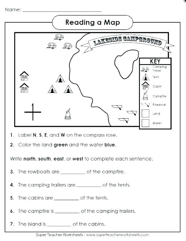Free Map Skills Worksheets Map Skills Worksheets Map Skills