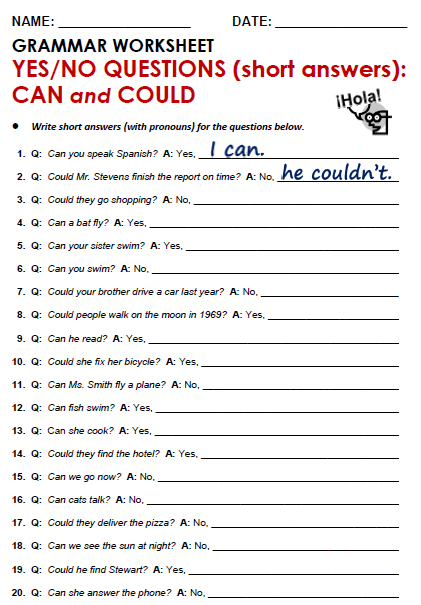 Can And Could