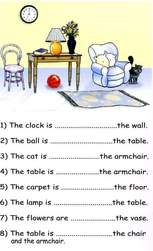 Preposition Of Place Pdf Exercises