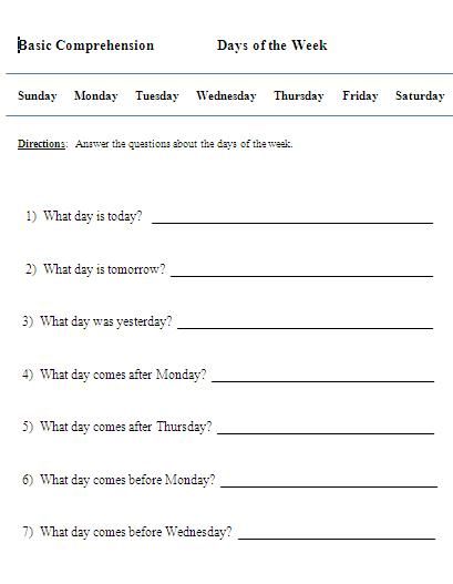 Spanish Worksheets For Kindergarten