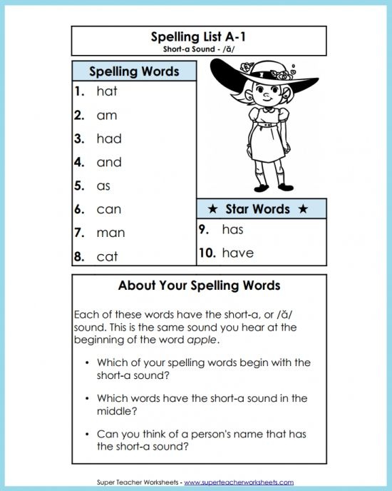 The Super Teacher Worksheets Spelling Series Is Better Than Ever