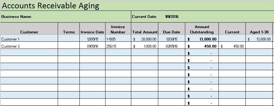 Free Accounting Templates In Excel